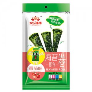 欢乐禧禧海苔卷番茄味13.8克