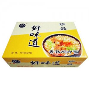 中旺面馆好味道香菇鸡汁面101gX24包