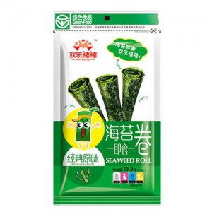 欢乐禧禧海苔卷原味13.8克