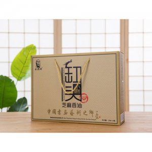 宏发祥缸头小磨芝麻香油礼盒238mlx4瓶