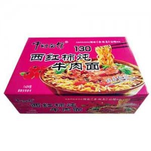 中旺面馆130西红柿炖牛肉面箱装