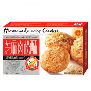 金鹏芝麻肉松酥90克X24盒