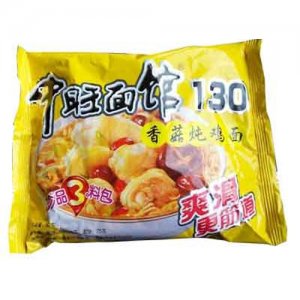 中旺面馆130香菇炖鸡面袋装