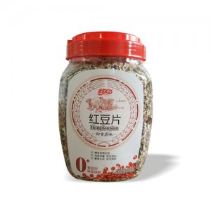 庆文红豆片桶装