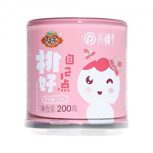 华泉黄桃罐头200g