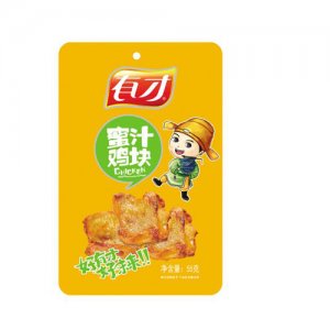 有才蜜汁鸡块55g