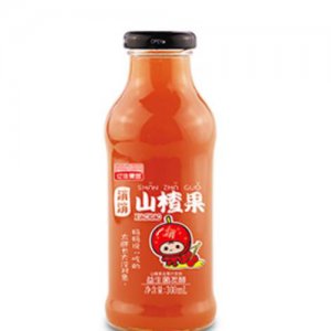 亿佳果园消消山楂果山楂汁玻璃瓶300ML