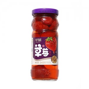 华泉草莓罐头245g
