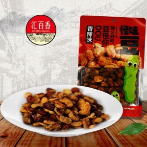 汇百香怪味豆香辣味袋装休闲食品
