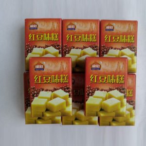 闽冠红豆味糕箱装
