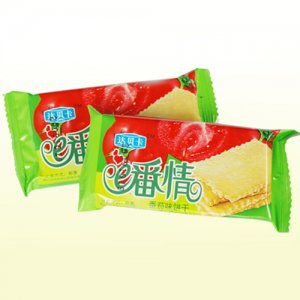 达贝卡e番情番茄味饼干