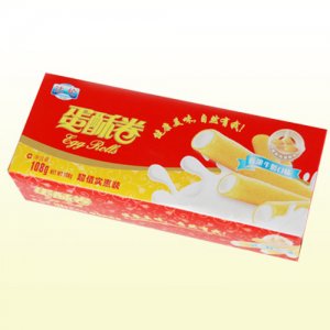 达伦蛋酥卷香浓牛奶味108g