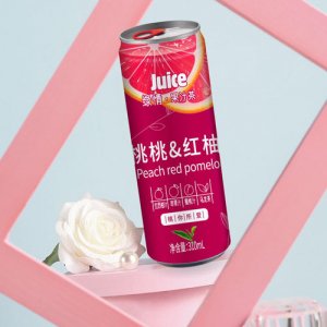 绿情红柚果汁茶
