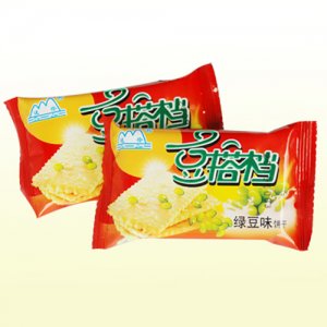 达伦豆搭档绿豆味饼干