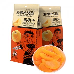 加勒比海盗黄桃干105g