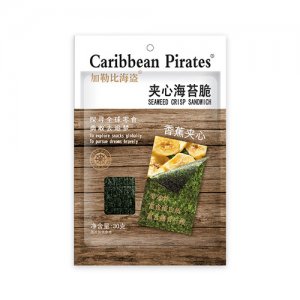 加勒比海盗香蕉夹心海苔脆30g