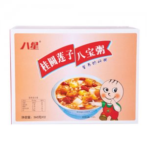 八星桂圆莲子八宝粥箱装