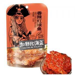 加勒比海盗香辣红娘鱼50g