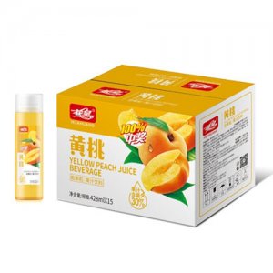 花皇黄桃果汁饮料428mlX15