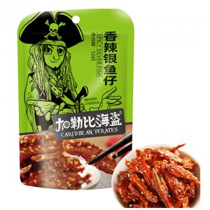 加勒比海盗香辣银鱼仔50g