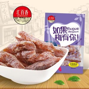汇百香如果梅有你玫瑰梅条90g