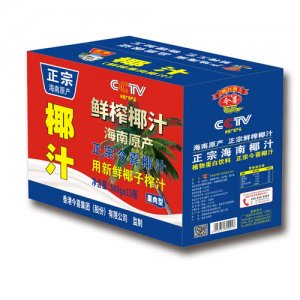 今喜鲜榨椰汁500毫升箱装