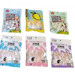 汇百香奶棒糖草莓味袋装
