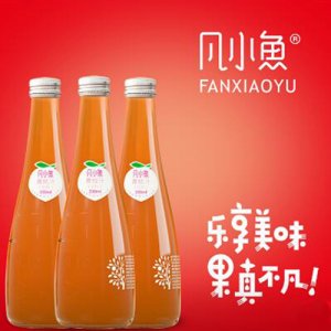 凡小鱼黄桃汁山楂汁果汁含量60%