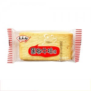 良王府黑椒牛排味韧性饼干散称