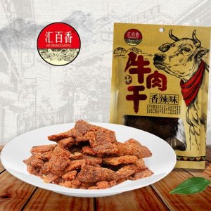 汇百香牛肉干香辣味袋装