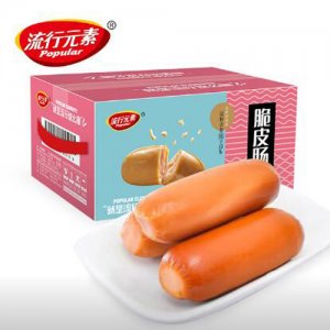 流行元素脆皮肠箱装