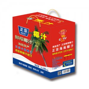今喜鲜榨椰汁1升箱装