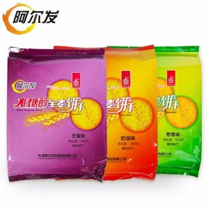 阿尔发全麦饼干360g