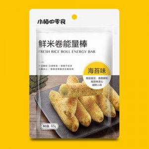 小梅的零食鲜米卷能量棒海苔味