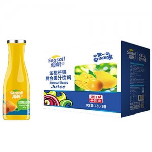 海帆金桔苹果复合果汁1.5L×6瓶