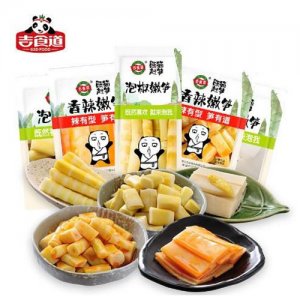 吉食道泡椒笋零食混500gX20包