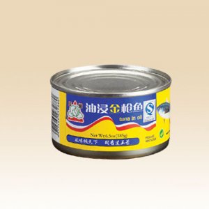 玉蕾油浸金枪鱼罐头185g