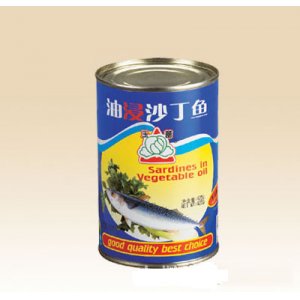 玉蕾油浸沙丁鱼罐头