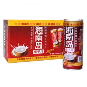 海南岛椰子汁精品版245mlx24罐
