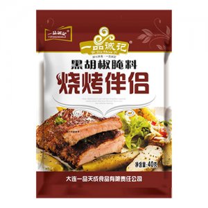 一品诚记黑胡椒腌料烧烤伴侣40g