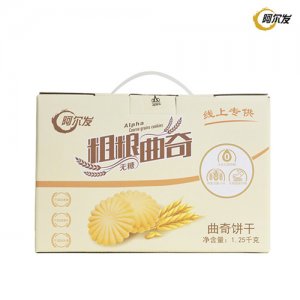 阿尔发粗粮曲奇饼干礼盒装