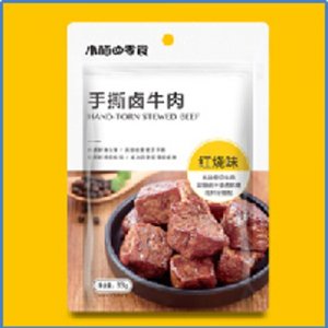 小梅的零食手撕卤牛肉红烧味