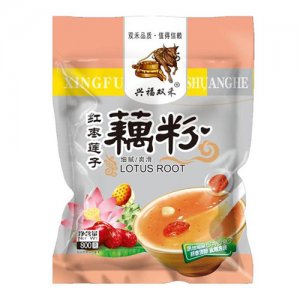 憨牛红枣莲子藕粉800g
