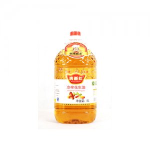 满疆红冷榨花生油