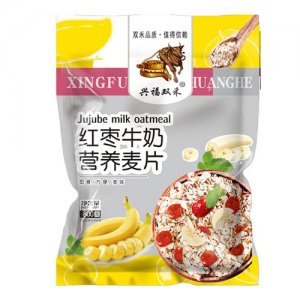 憨牛红枣牛奶麦片800g