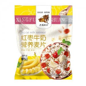 憨牛红枣牛奶营养麦片500g