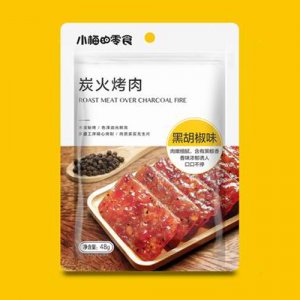 小梅的零食炭火烤肉黑胡椒味