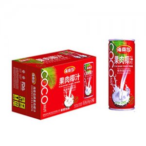 海南岛coco果肉椰子汁245g