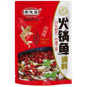 丰味居火锅鱼调料210g