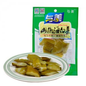 与美休闲零食清香逸人山椒海白菜